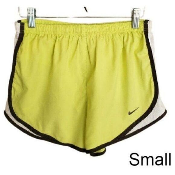 Nike Girls' Shorts Small Running Tempo DRY Fit Yellow Shorts Small NWOT - Picture 1 of 8